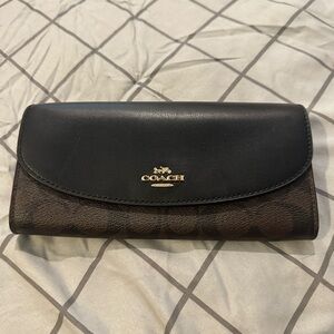 Coach Black and Brown Women's Wallet